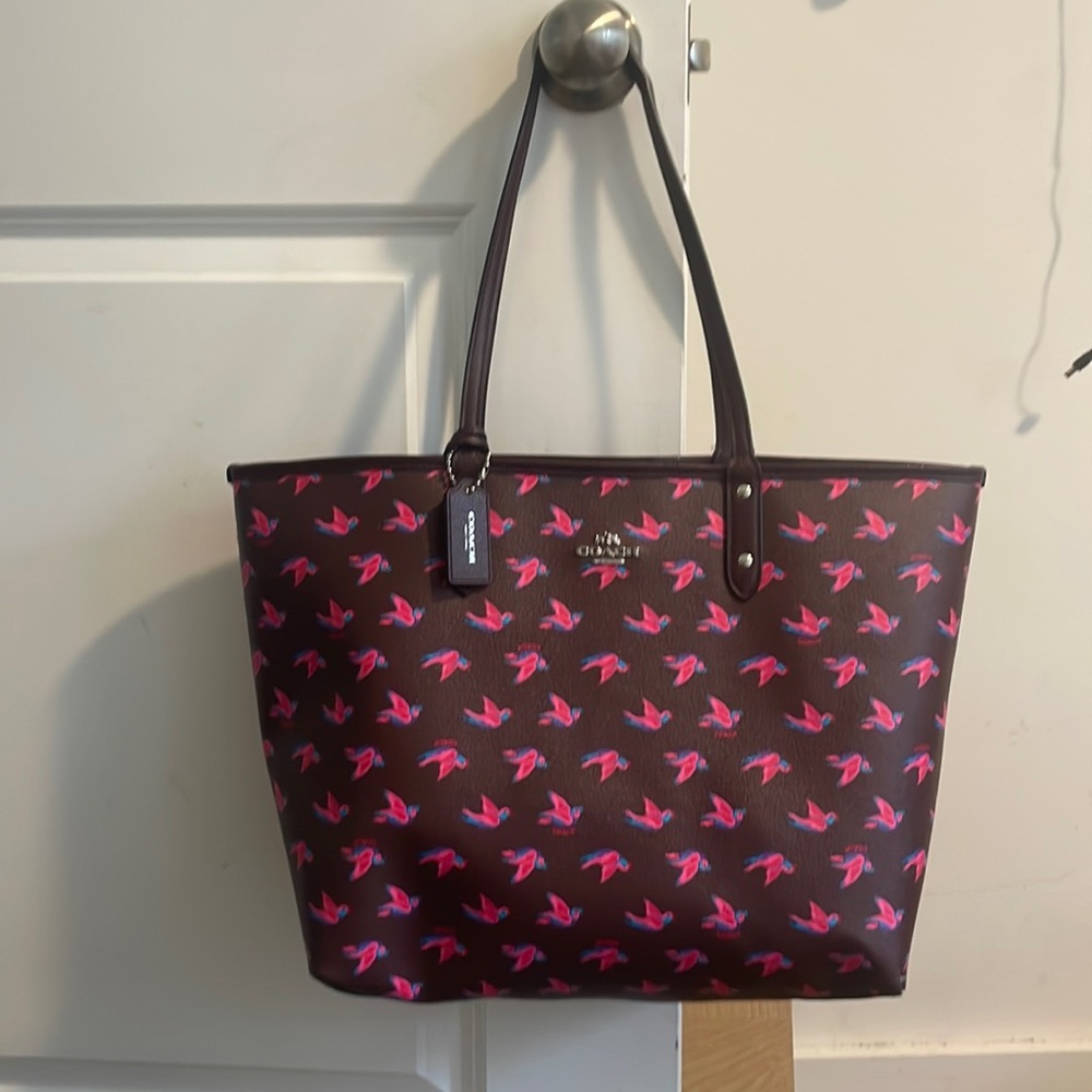 Reversible Coach Tote